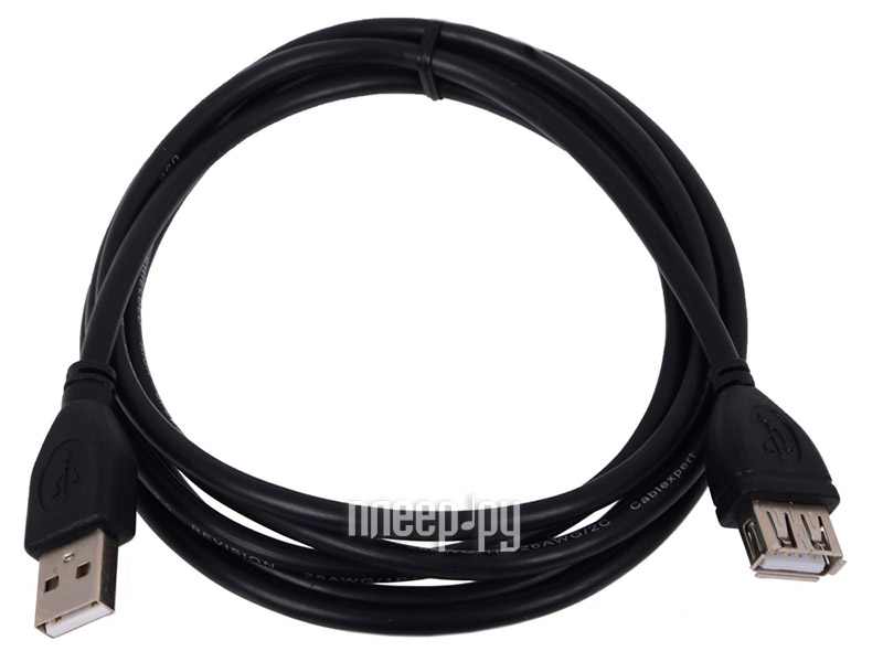  Gembird USB 2.0 AM / AF 1.8m Black CC-USB2-AMAF-6B  204 