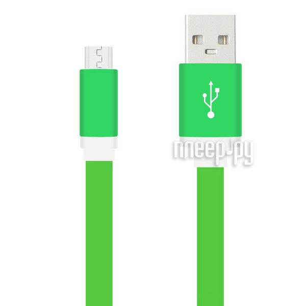  Krutoff USB - MicroUSB 1m Green 14260 