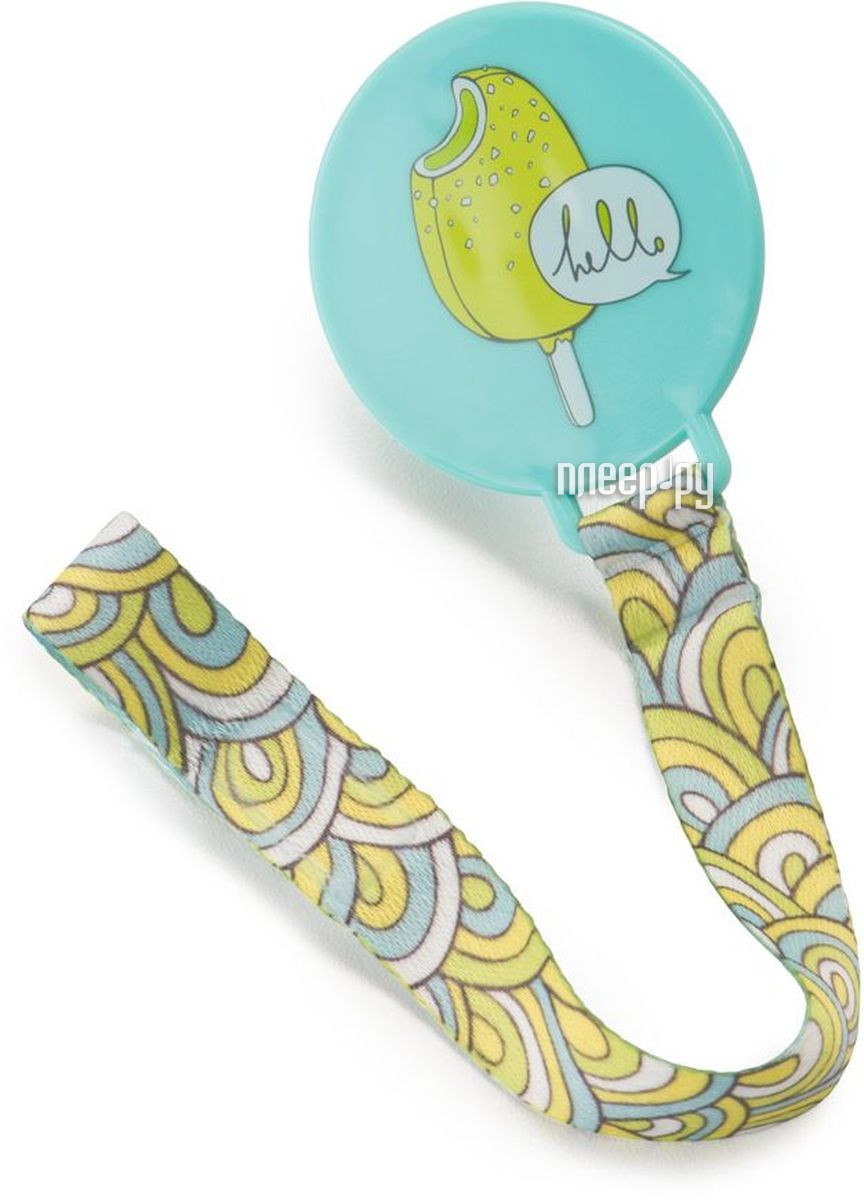   Happy Baby Pacifier Holder Light Blue 11011