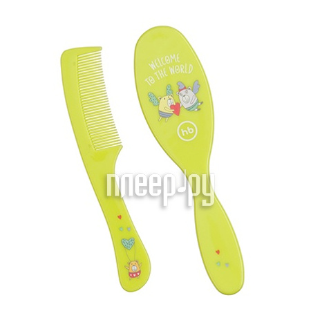  Happy Baby Hairbrush Comb Lime 17000 4650069781134 