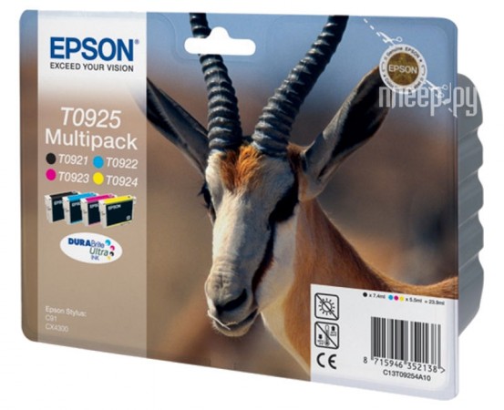  Epson T0925 C13T10854A10 / T09254A T10854A10 Multipack