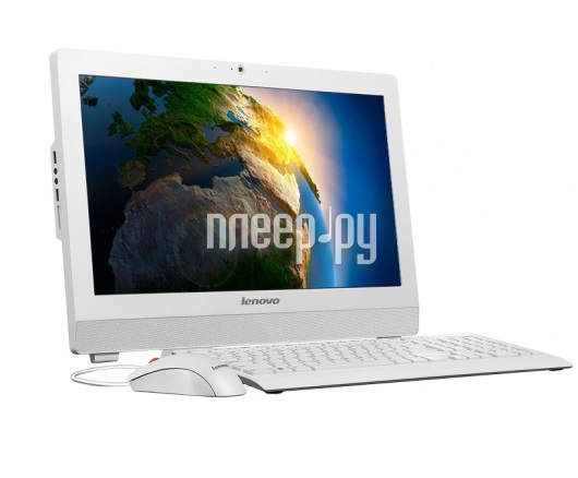  Lenovo S200z 10K5001YRU White (Intel Celeron J3060 1.6 GHz / 2048Mb / 500Gb / DVD-RW / Intel HD Graphics / Wi-Fi / Bluetooth / Cam / 19.5 / 1600x900 / DOS)