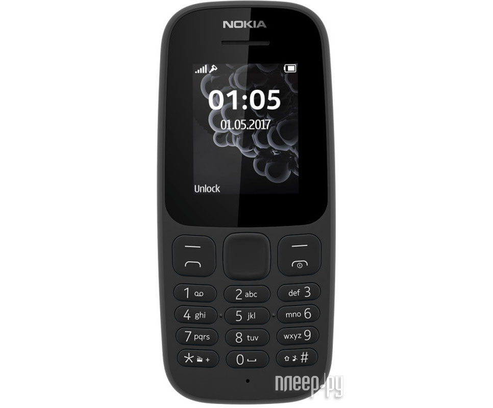   Nokia 105 TA-1010 Black 