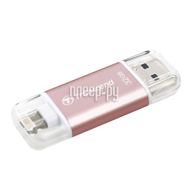 USB Flash Drive 32Gb - Transcend JetDrive Go 300 Rose Gold TS32GJDG300R