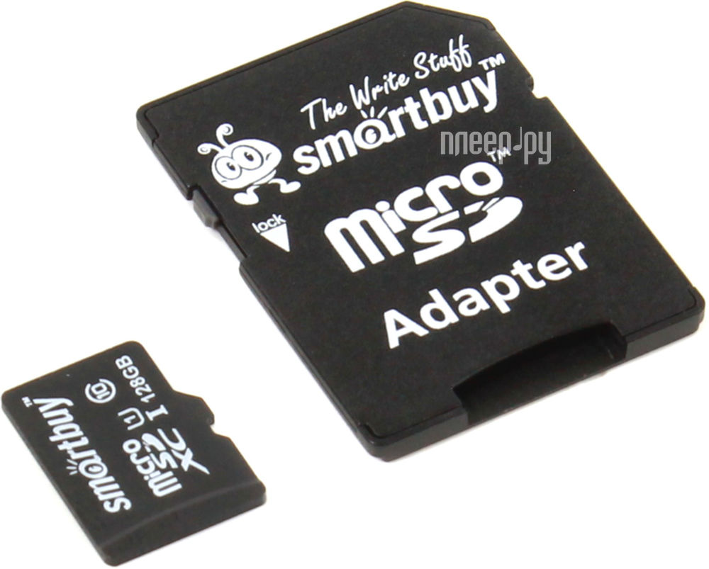   128Gb - SmartBuy Micro Secure Digital Class 10 SB128GBSDCL10-01    SD 