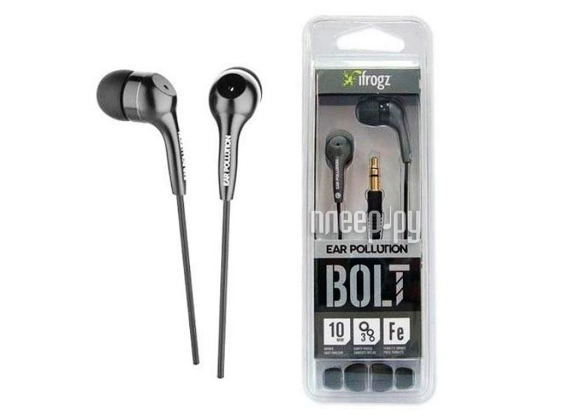  iFrogz EarPollution Grey EP-BLT-GRY  978 