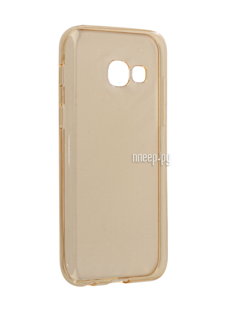   Samsung Galaxy A3 2017 Neypo Silicone Transparent-Gold NST2101