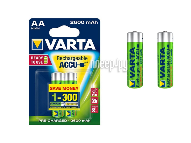  AA - Varta R6 2600 mAh (2 )