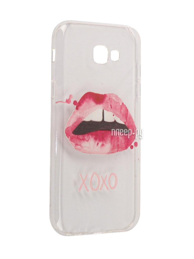   Samsung Galaxy A7 2017 With Love. Moscow Silicone Lips 5080 