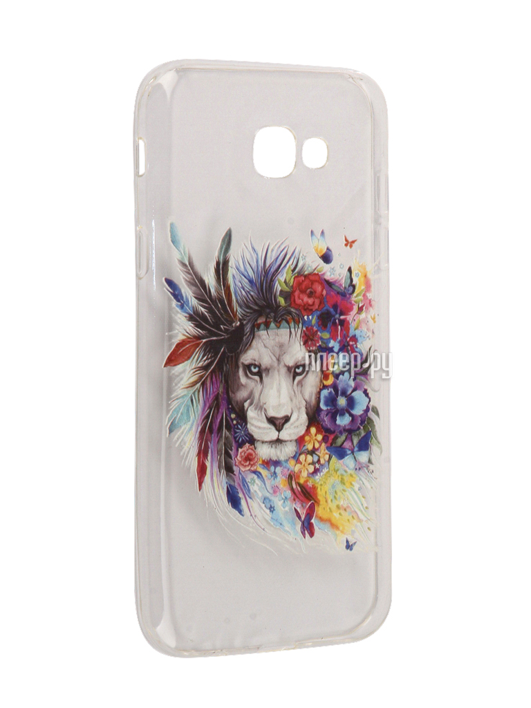   Samsung Galaxy A7 2017 With Love. Moscow Silicone Lion 3 5092