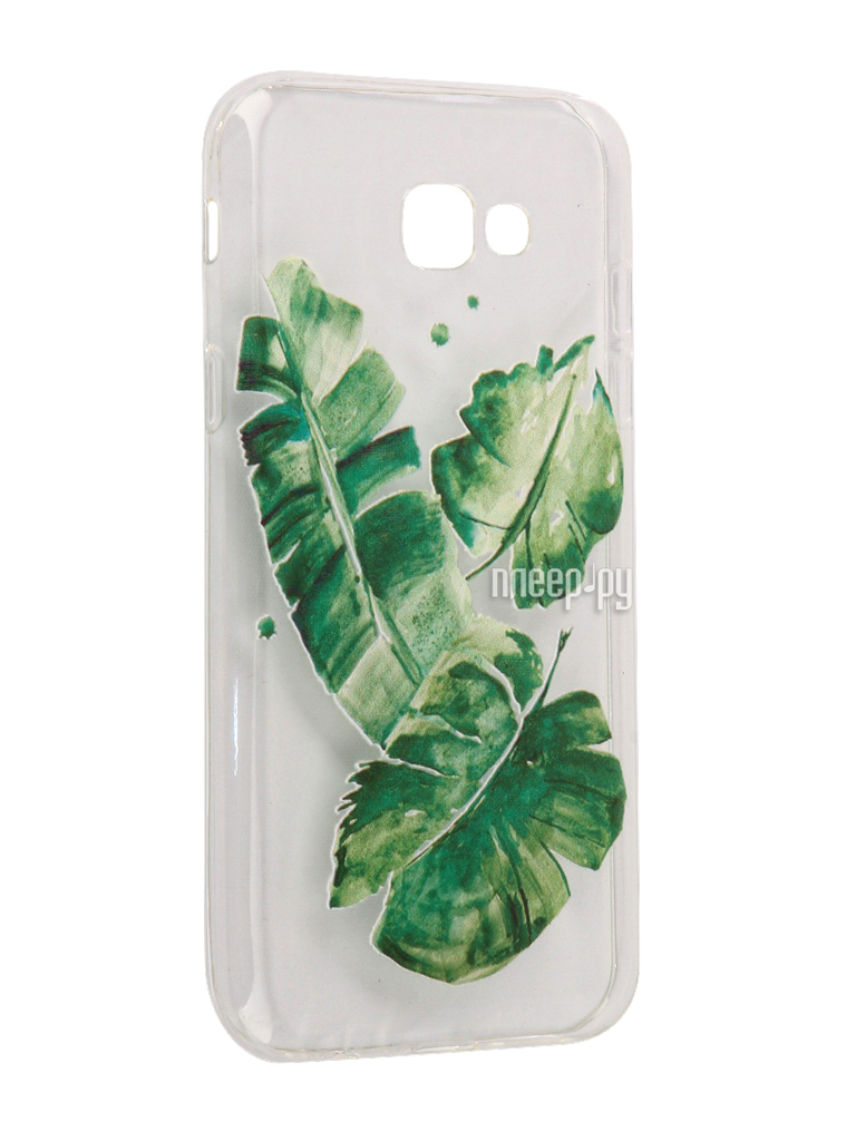   Samsung Galaxy A7 2017 With Love. Moscow Silicone Foliage 5094 
