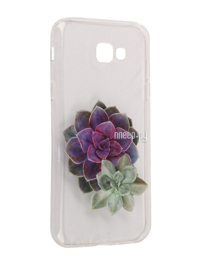   Samsung Galaxy A7 2017 With Love. Moscow Silicone Flower 2 5107  555 