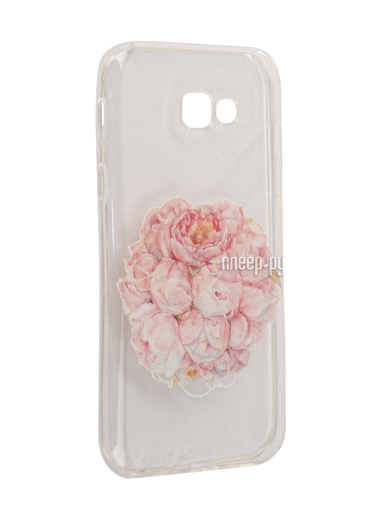   Samsung Galaxy A7 2017 With Love. Moscow Silicone Flower 5108