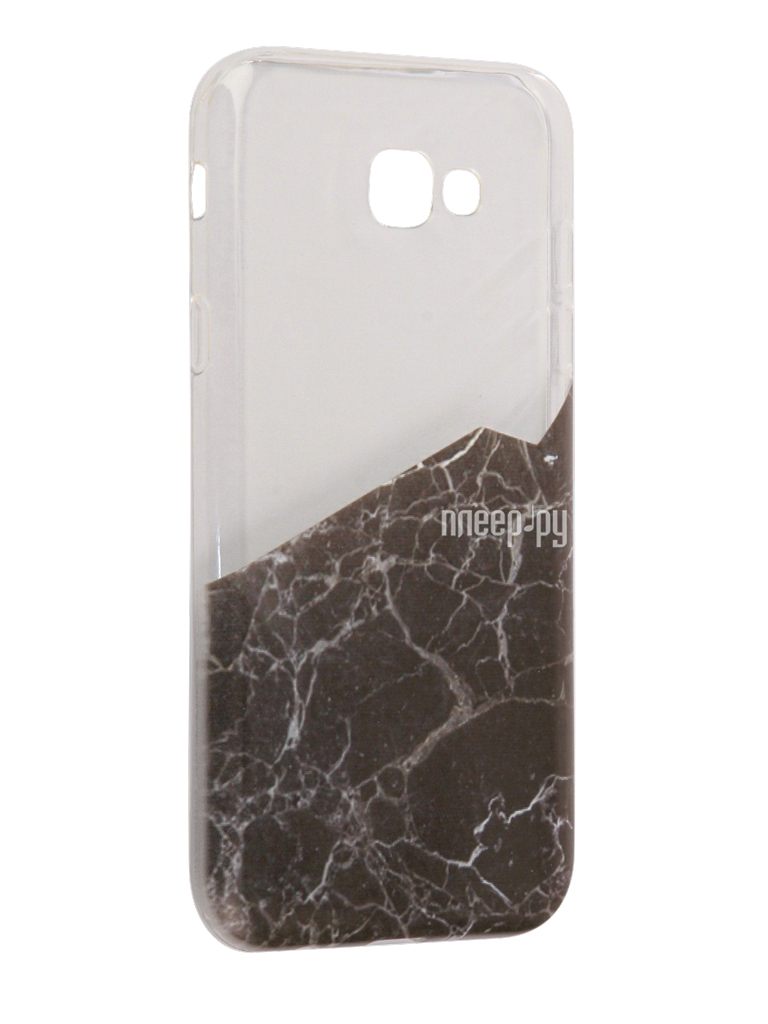   Samsung Galaxy A7 2017 With Love. Moscow Black Silicone Marble 2 5110