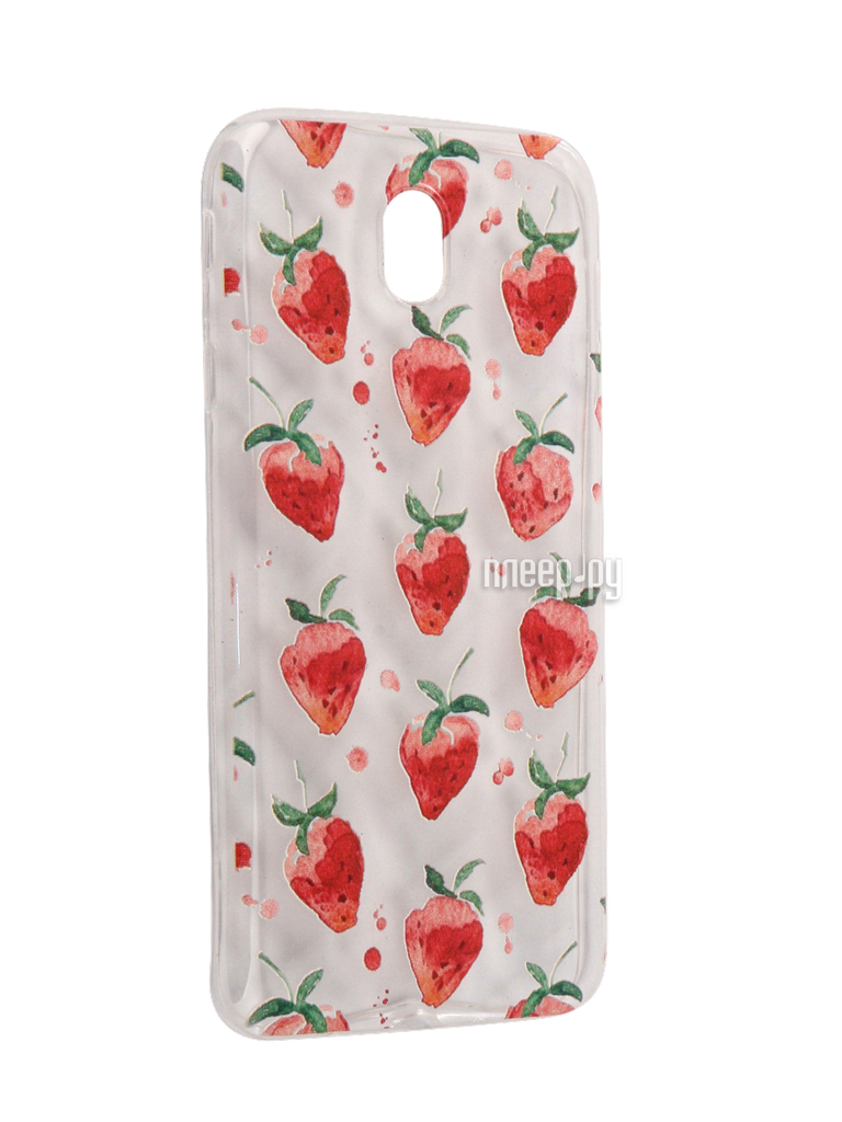   Samsung Galaxy J7 2017 With Love. Moscow Silicone Strawberry 5200