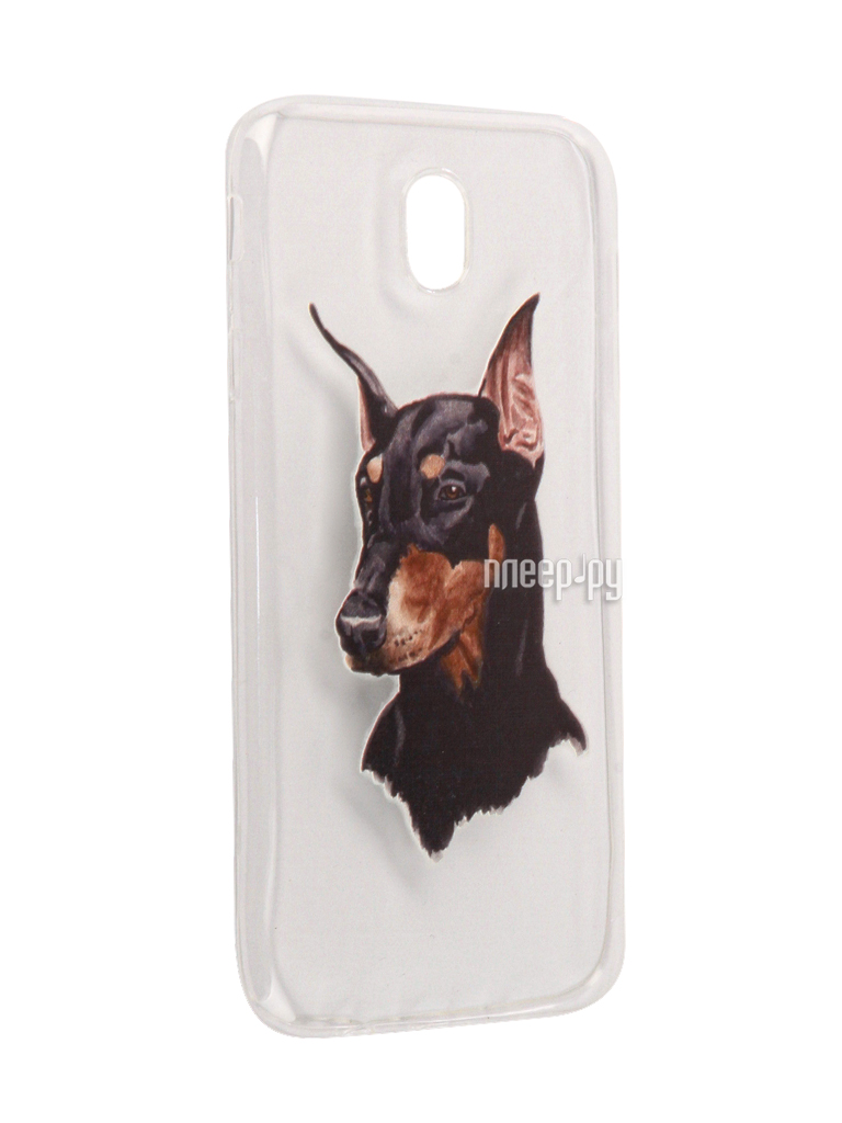   Samsung Galaxy J7 2017 With Love. Moscow Silicone Dog 5216