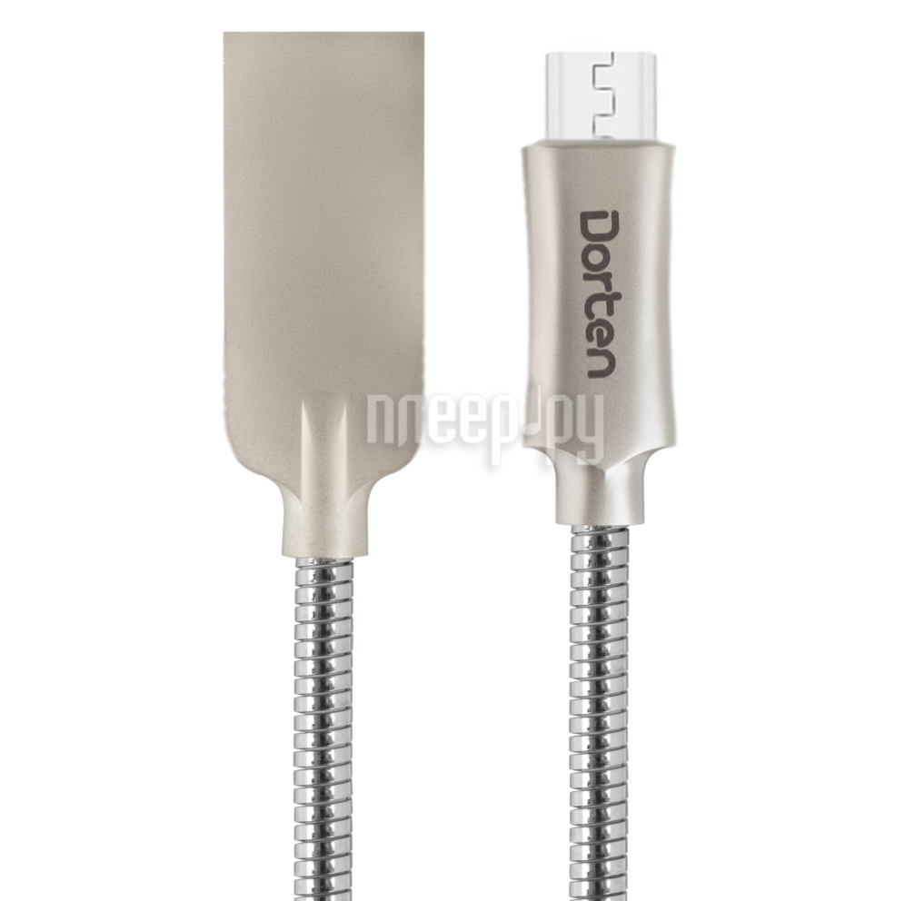  Dorten Steel micro-USB to USB Silver DN128401 