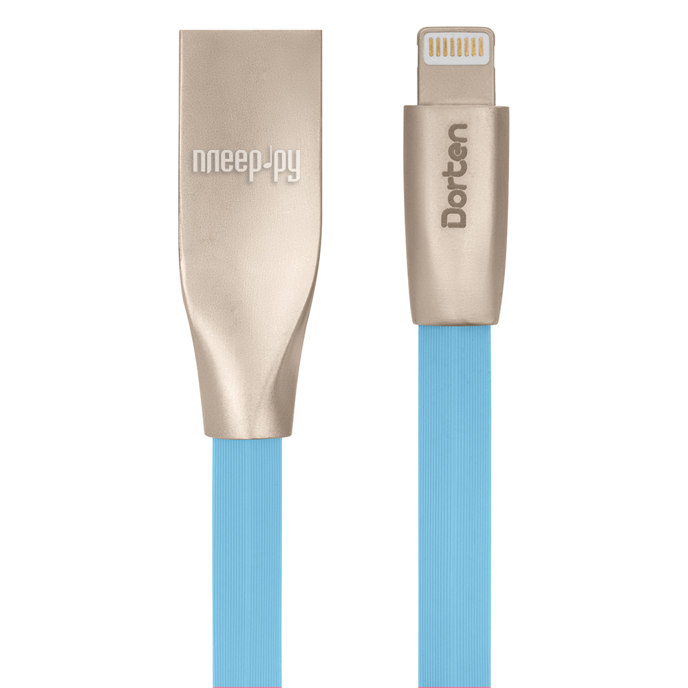  Dorten Zinc Shell Lightning to USB Cable  iPhone / iPad / iPad mini Blue DN312402  564 