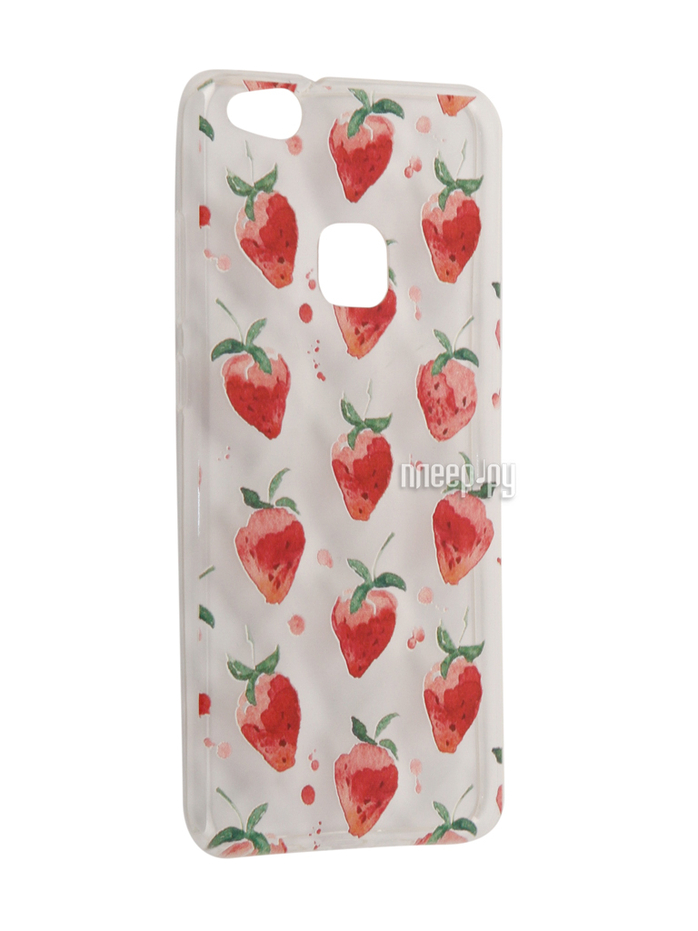   Huawei P10 Lite With Love. Moscow Silicone Strawberry 6320 