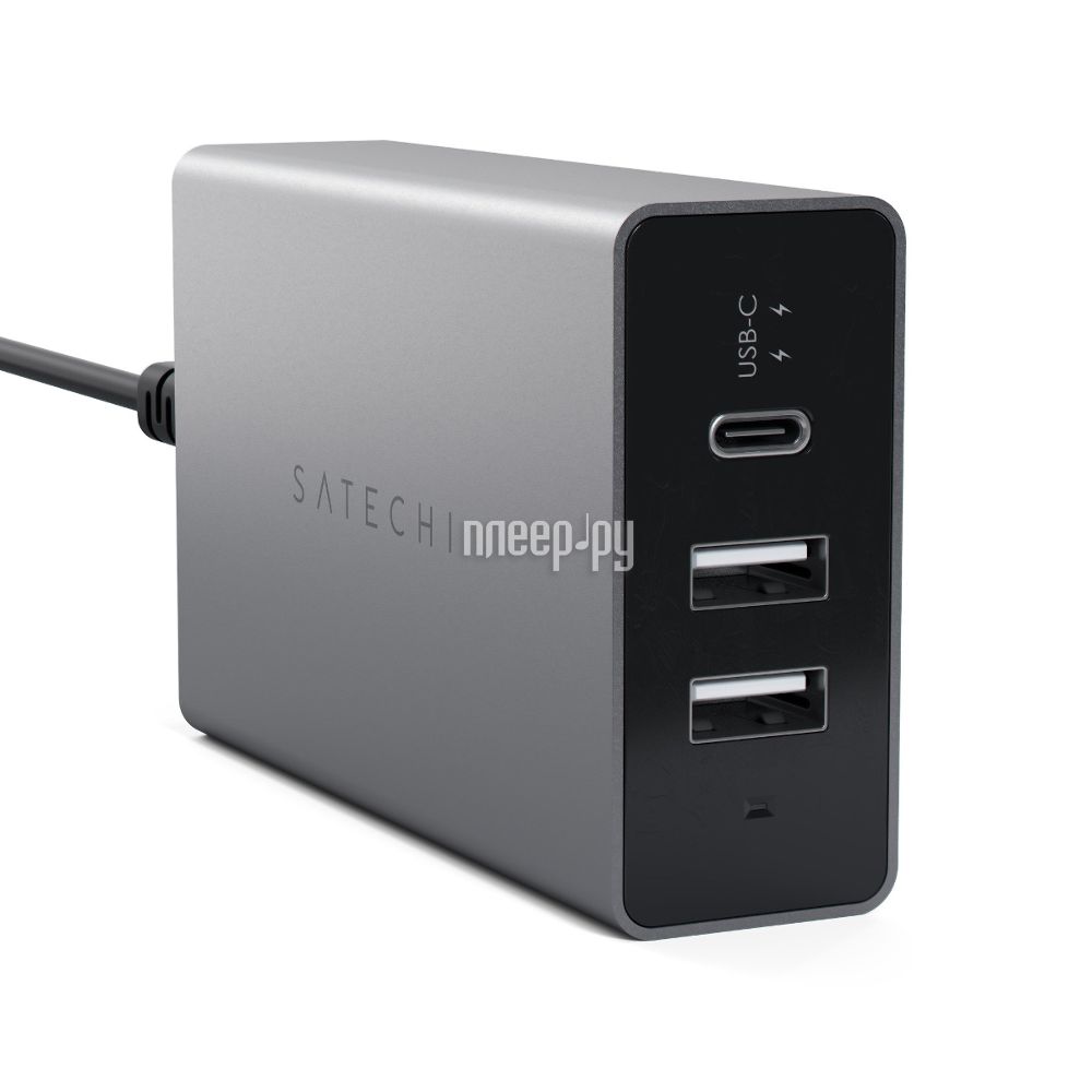   Satechi USB-C 40W Travel Charger  iPhone / iPad / Macbook 12 Black STACCAM  3497 