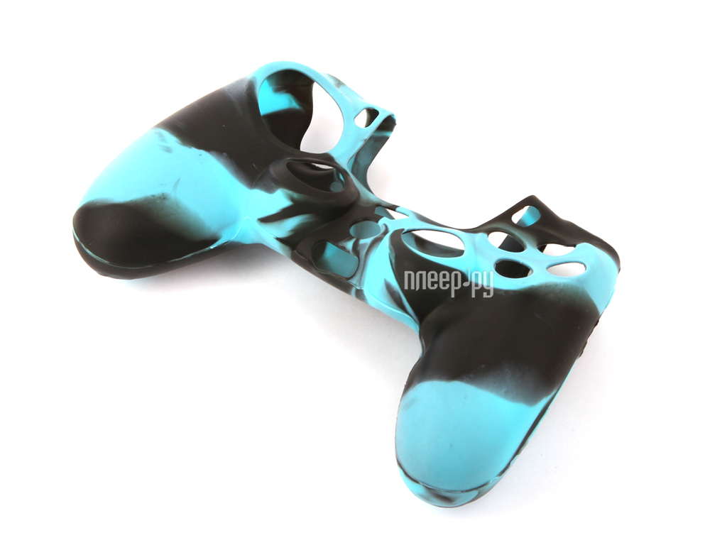  Apres Silicone Case Cover for PS4 Dualshock Blue-Black