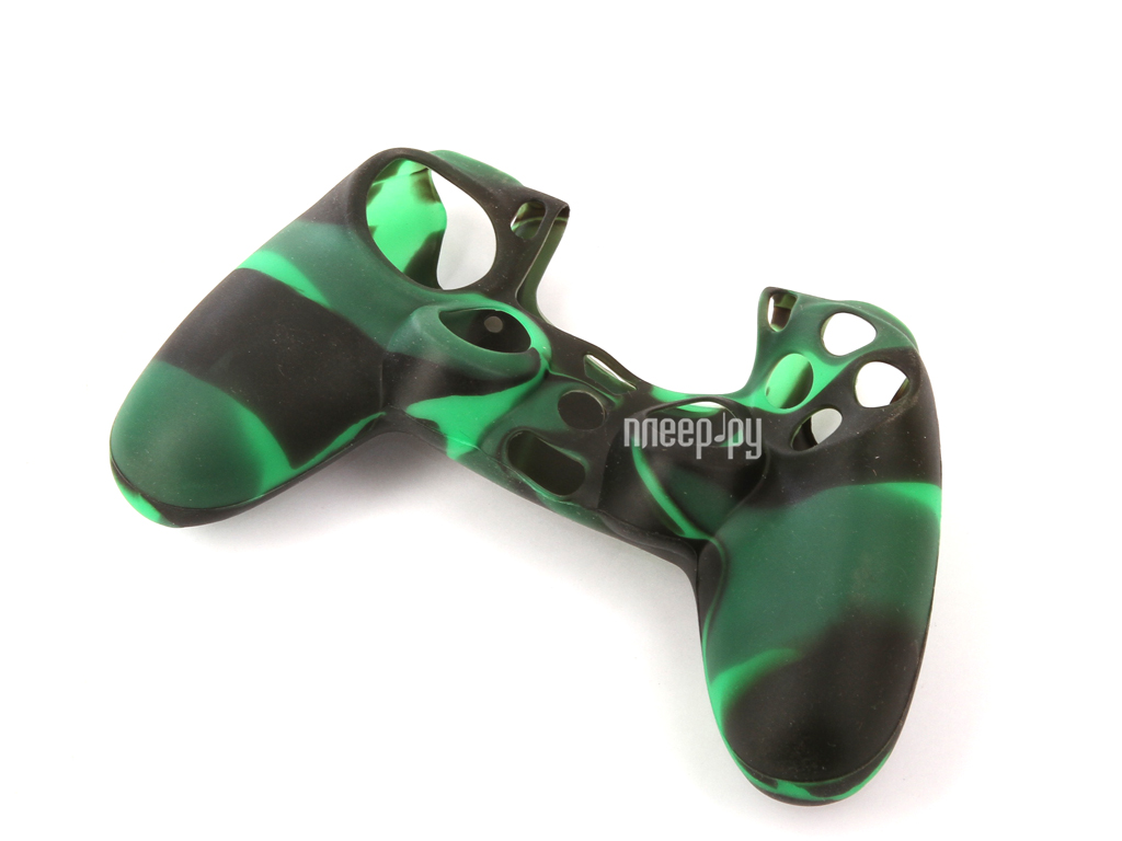  Apres Silicone Case Cover for PS4 Dualshock Green-Black 
