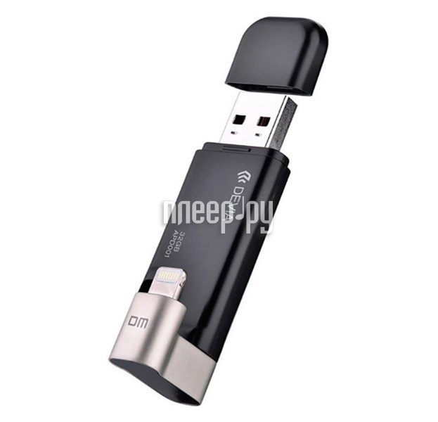 USB Flash Drive 32Gb - Devia iBox Drive MFi  iPhone / iPad Black 
