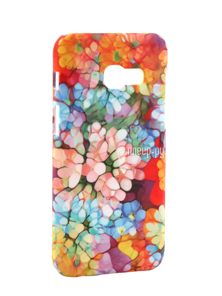   Samsung Galaxy A3 2017 A320 With Love. Moscow Flower Pattern 7012