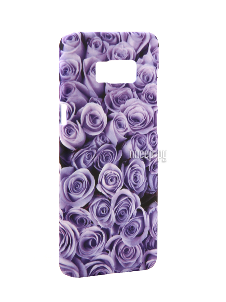   Samsung Galaxy S8 Plus With Love. Moscow Purple flowers 7078  604 