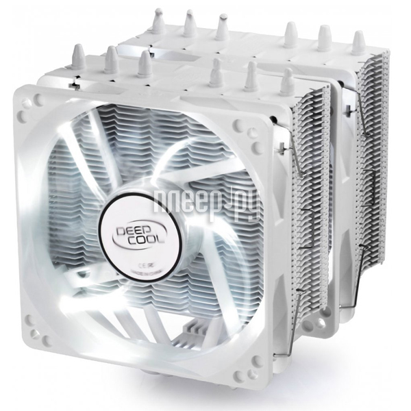  DeepCool Neptwin White (Intel LGA2011-V3 / 2011 / 1366 / 1156 / 55 / 51 / 50 / 775 / AMD FM2+ / FM2 / FM1 / AM3+ / AM3 / AM2+ / AM2) 