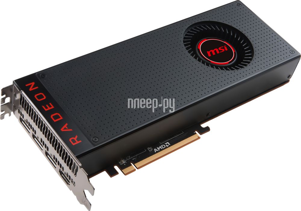  MSI RX Vega 56 1156hz PCI-E 3.0 8192Mb 800Mhz 2048 bit 3xDP HDMI HDCP RX VEGA 56 8G