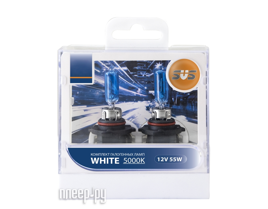  SVS White 5000K HB4 9006 55W + W5W White (2 ) 