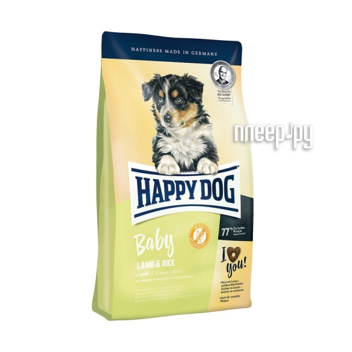 Корм Happy Dog Baby Ягненок / Рис - 1kg 60390 для щенков