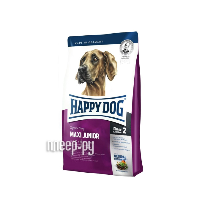  Happy Dog Maxi Junior - 4kg 03428    1450 