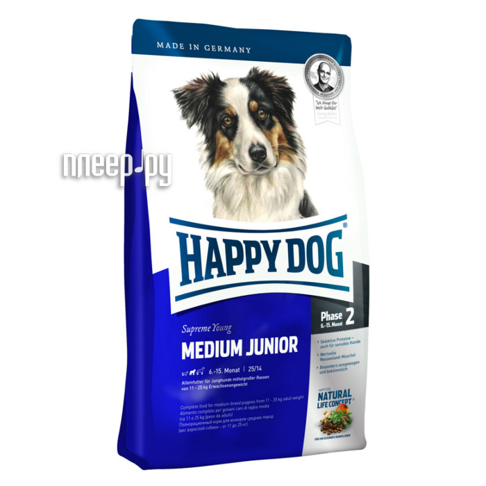  Happy Dog Medium Junior - 1kg 03419  