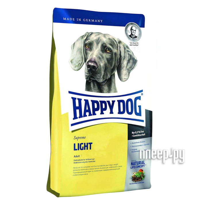  Happy Dog Fit Well Light Adult Weight Control - 4kg 60086  