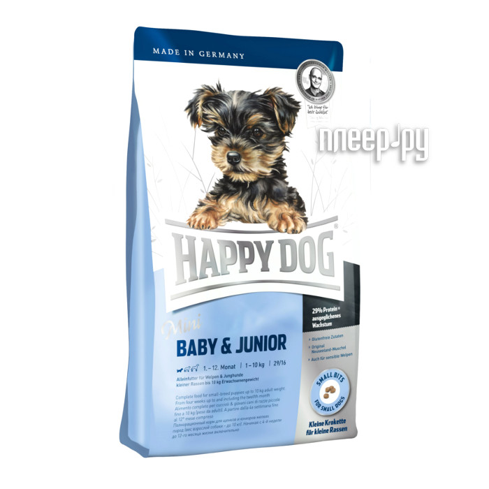  Happy Dog Mini - 0.3kg 03510    164 