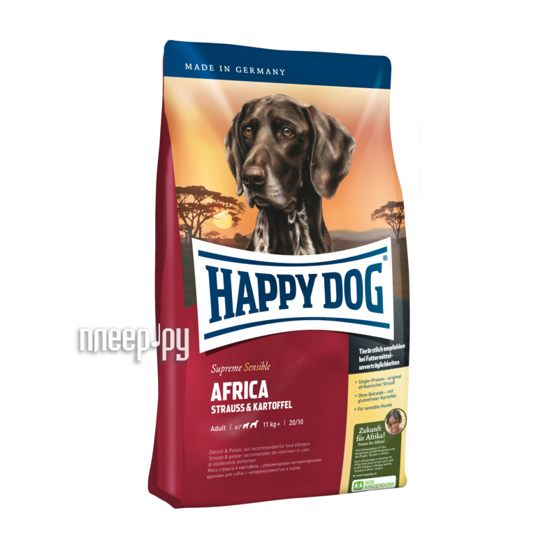  Happy Dog Supreme Africa - 1kg 03546    601 