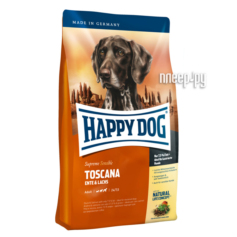  Happy Dog Supreme Toscana - 1kg 03551  