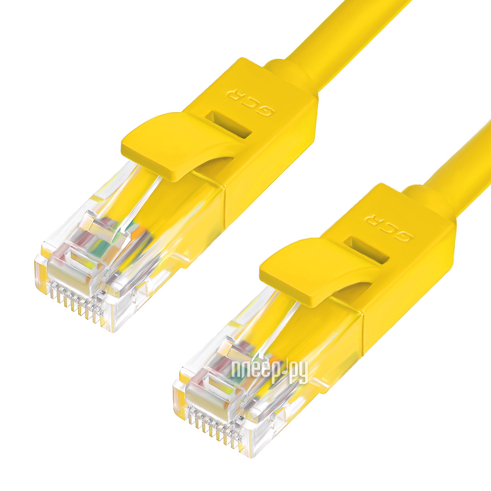  Greenconnect Premium UTP 30AWG cat.6 RJ45 T568B 2m Yellow GCR-LNC622-2.0m  141 