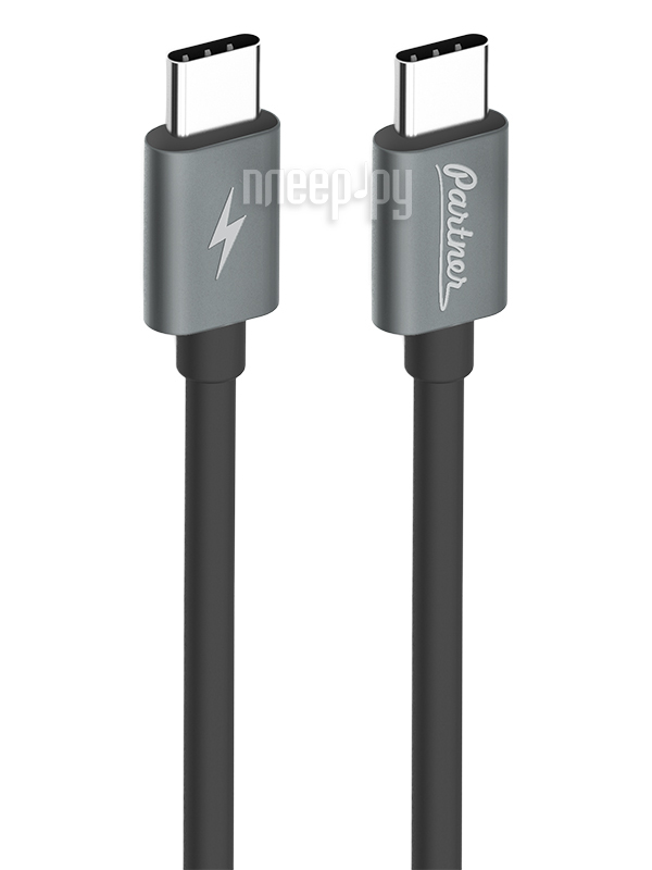  Partner USB Type-C - USB Type-C 1m Black 038386
