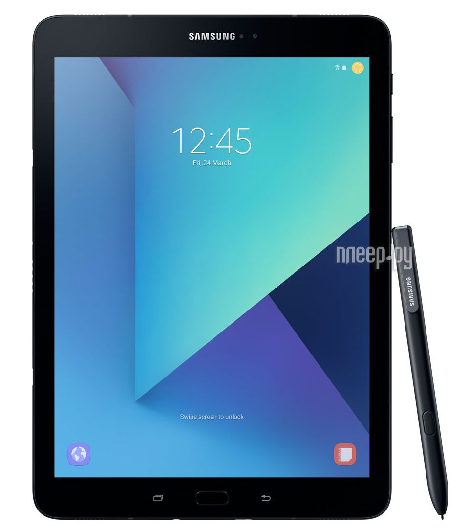  Samsung SM-T820 Galaxy Tab S3 9.7 32Gb Wi-Fi Black SM-T820NZKASER (Snapdragon 820 2.15 GHz / 4096Mb / 32Gb / Wi-Fi / Bluetooth / Cam / 9.7 / 2048x1536 / Android) 