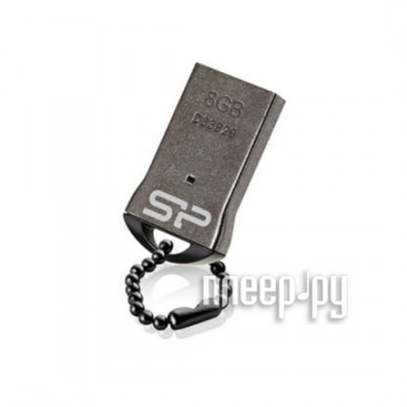 USB Flash Drive 8Gb - Silicon Power Touch T01 Black SP008GBUF2T01V1K