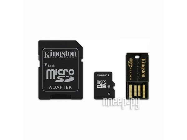   32Gb - Kingston Kit - Micro Secure Digital HC Class 10 MBLY10G2 / 32GB c - +   SD 