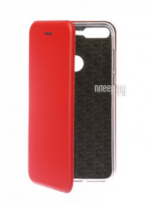 Фото Чехол-книга Innovation для Honor 7C Pro Book Silicone Red 12407