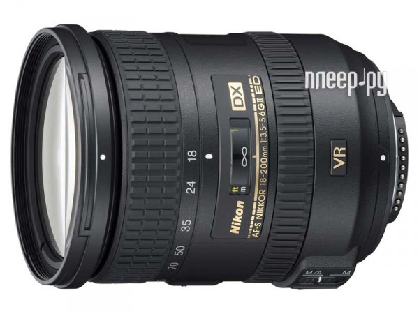  Nikon 18-200mm f / 3.5-5.6G ED AF-S VR II DX Zoom-Nikkor  37966 
