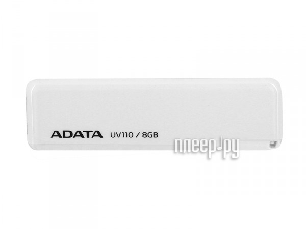 USB Flash Drive 8Gb - A-Data UV110 White AUV110-8G-RWH