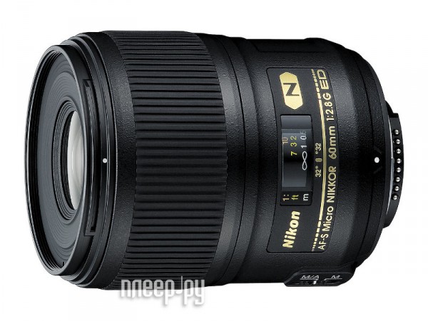  Nikon Nikkor AF-S 60 mm f / 2.8 G ED Micro 
