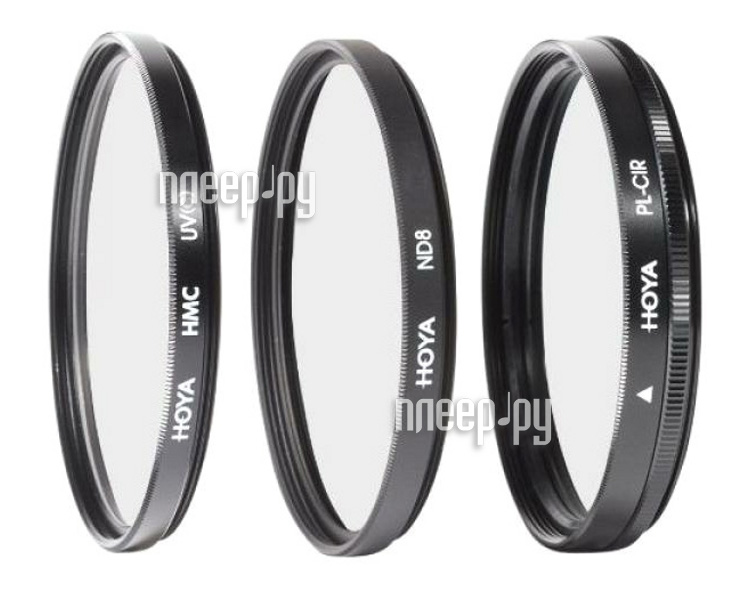  HOYA Digital Filter Kit HMC MULTI UV, Circular-PL, NDX8 - 40.5mm -   79496 