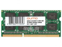Фото Qumo DDR3 SO-DIMM 1600MHz PC-12800 CL11 - 4Gb QUM3S-4G1600K11L